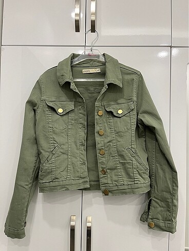 Oasis Yeşil kot ceket