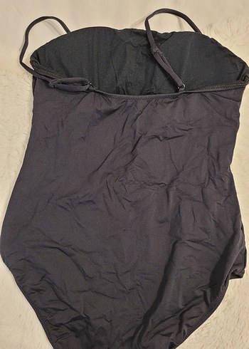 Siyah İnce Askılı Kadın Mayo - Görsel 4