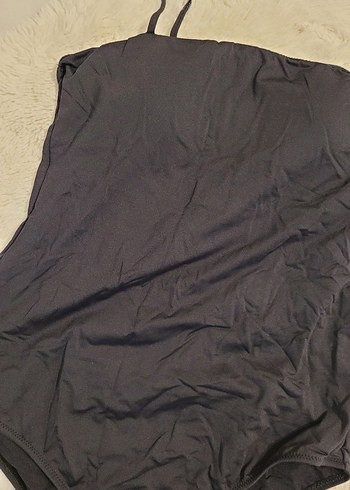 Siyah İnce Askılı Kadın Mayo - Görsel 5