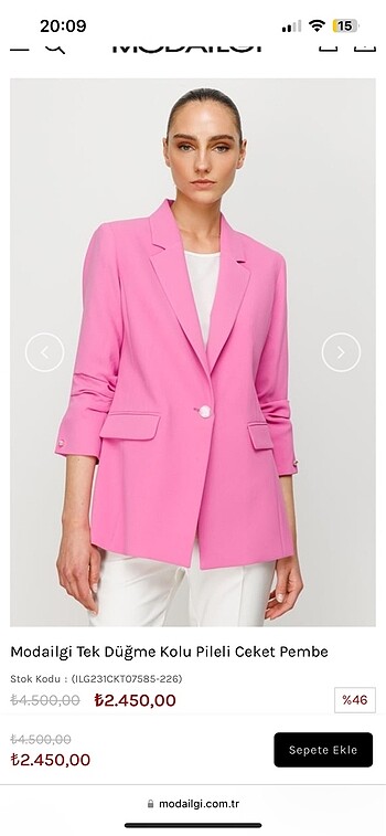 Blazer ceket