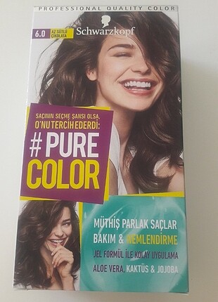 Schwarzkopf Pure Color Set Sac Boyasi 6 0 Az Sutlu Cikolata
