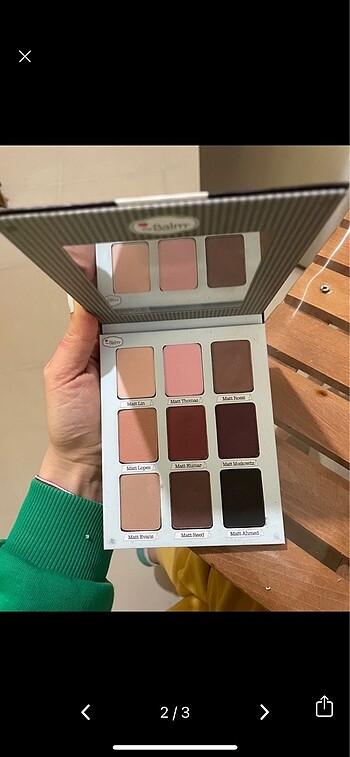 The Balm the balm meet matte trimony far paleti