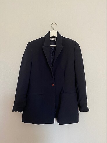 Lacivert blazer