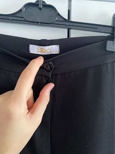 Diğer Siyah Kumaş Pantolon