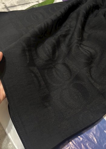 Siyah İmannoor Naia Pamuk Şal - Görsel 3