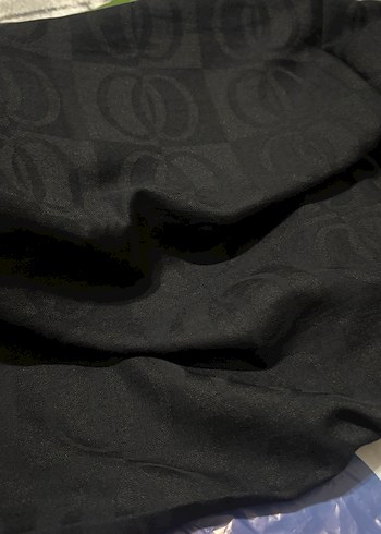 Siyah İmannoor Naia Pamuk Şal - Görsel 4