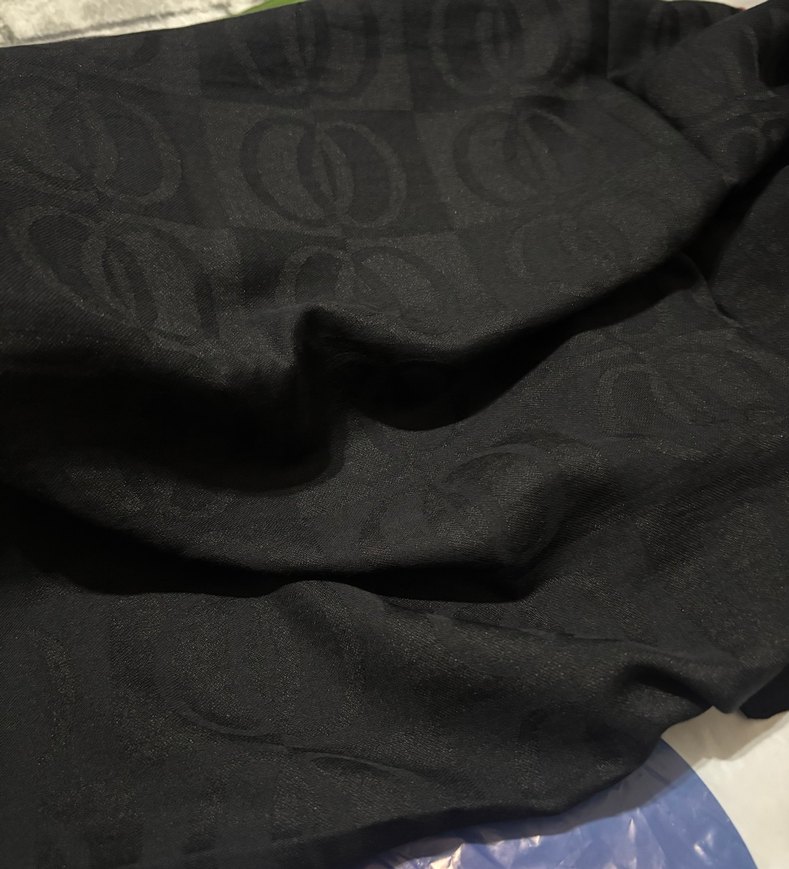 Siyah İmannoor Naia Pamuk Şal - Görsel 4