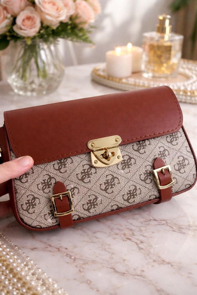 Guess deri çanta - Görsel 5