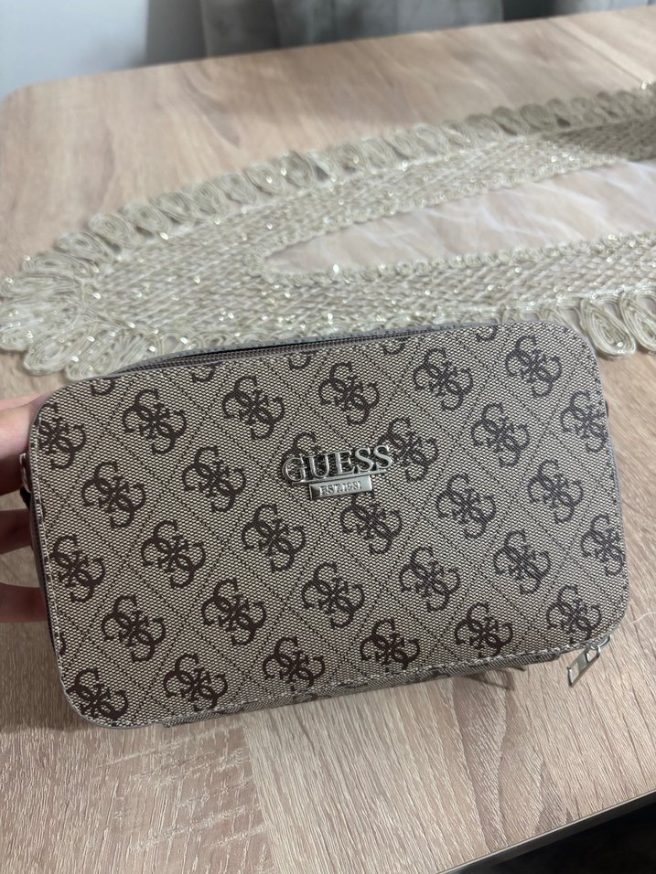 Guess Kahverengi Desenli Kadın Çanta - Görsel 3