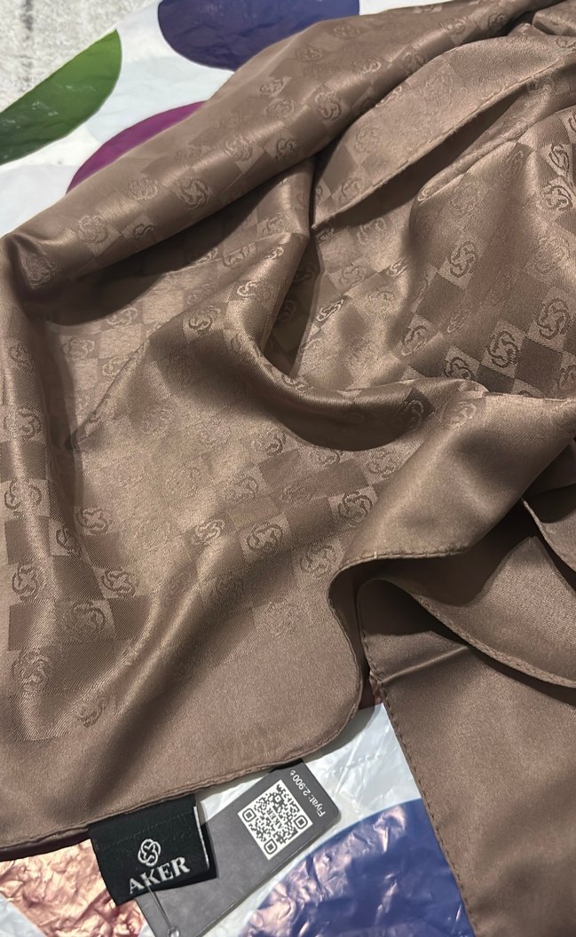 Aker Vizon Twill İpek Eşarp - Görsel 3