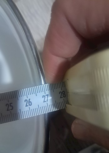 Çiçek Desenli Beyaz Emaye Tencere - Görsel 5