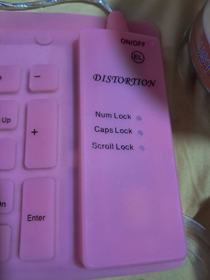 Pastel Pembe Telefon Şarj Kablosu ve  bilgisayar klavye - Görsel 3