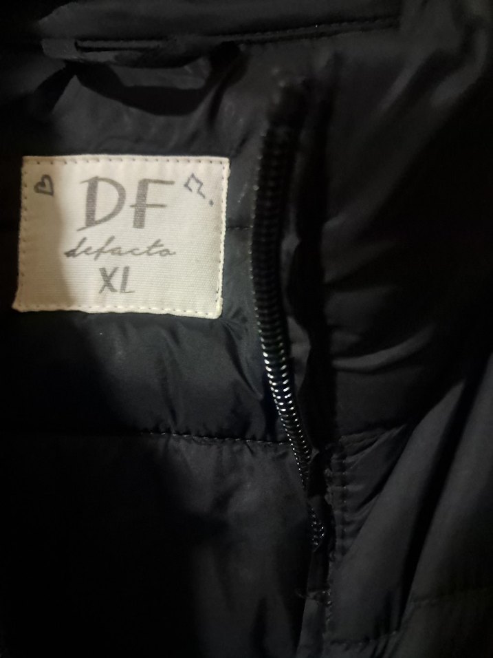 Fermuarlı Siyah Kadın Ceket mont Kışlık - Görsel 3