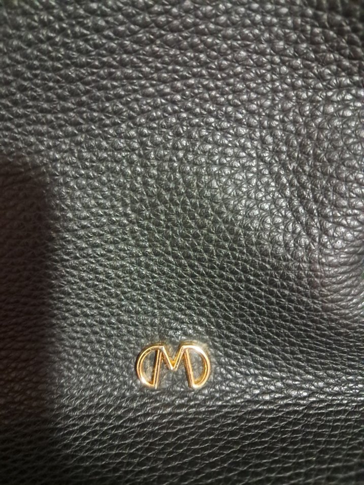 Siyah Deri Kadın Omuz Çantası - Görsel 2