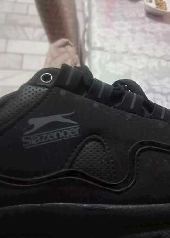 Siyah Bağcıklı dolgu Topuklu Kadın erkek hem bot - Görsel 4