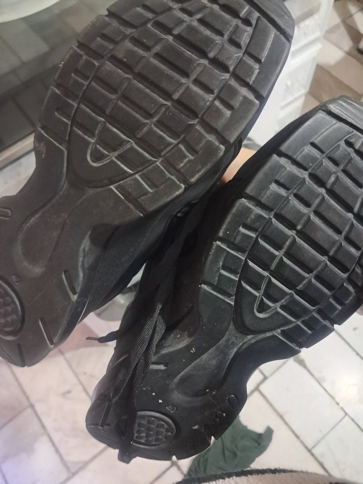 Siyah Bağcıklı  dolgu Topuklu Kadın erkek hem bot - Görsel 3