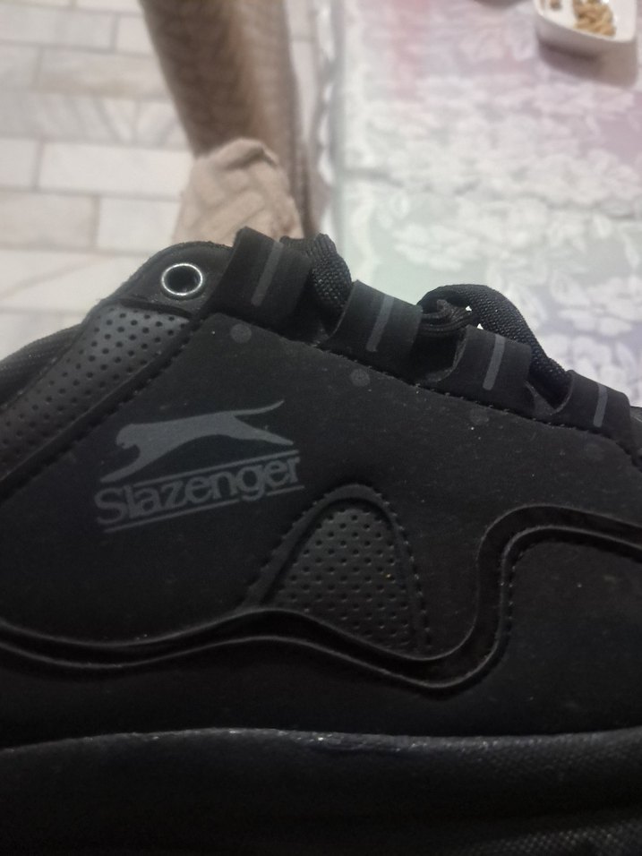 Siyah Bağcıklı  dolgu Topuklu Kadın erkek hem bot - Görsel 4