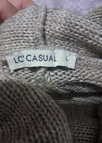 Gri Bohem Boğazlı Kadın Triko Kazak - Görsel 4