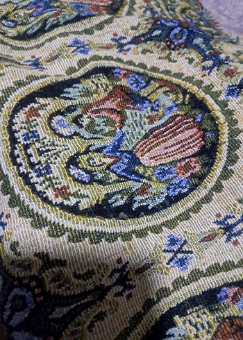 vintage goblen örtü - Görsel 4