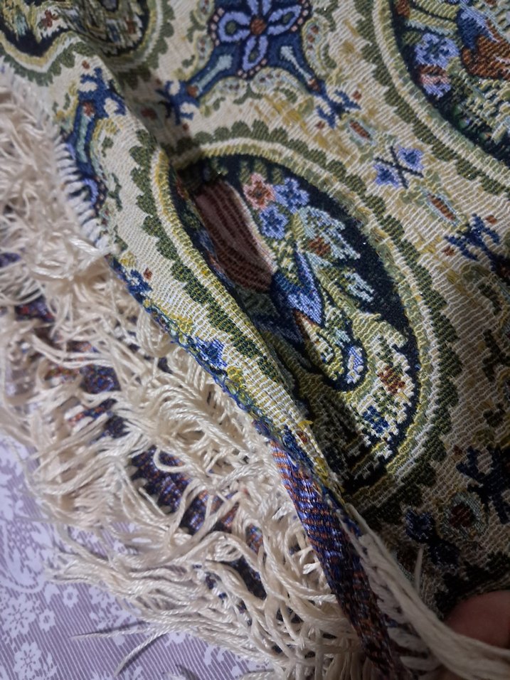 vintage goblen örtü - Görsel 3