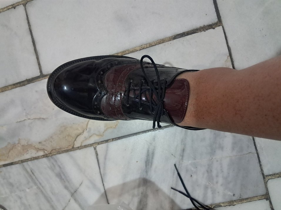 Bordo Gotik Parisli kadın Ayakkabı - Görsel 2