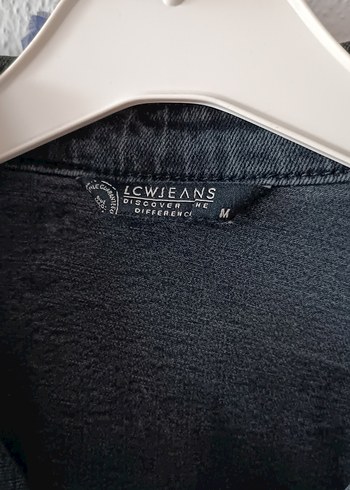 Lc Waikiki Gri Düğmeli Kadın Jean Ceket