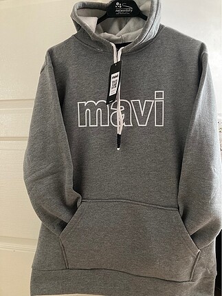 MAVİ UNİSEX KAPŞONLU