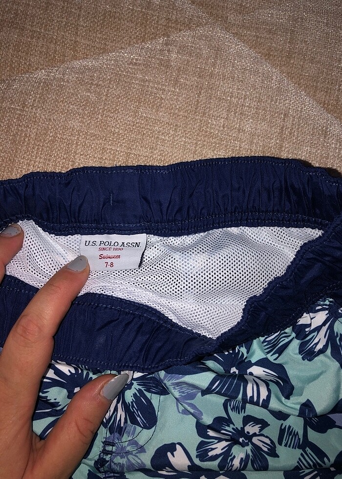 US POLO marka erkek çocuk deniz şortu - Görsel 2
