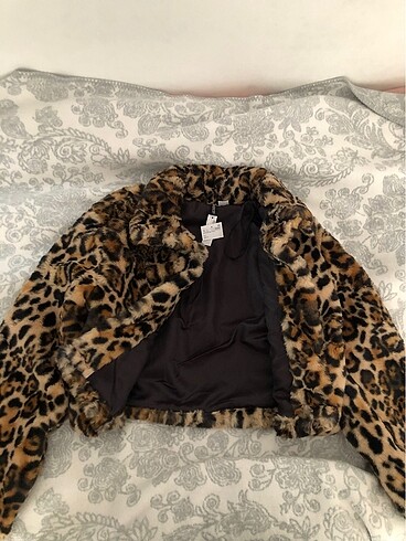 H&M peluş kürk ceket - Görsel 3