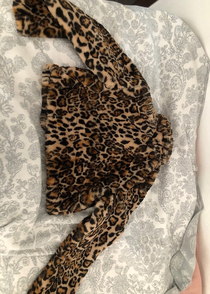 H&M peluş kürk ceket - Görsel 5