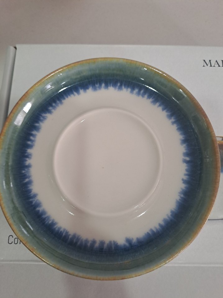 Madame Coco Mavi Seramik Fincan Seti - Görsel 5