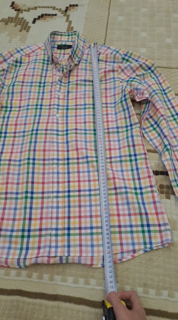 Pastel Renkli Uzun Kollu Erkek Gömlek - Görsel 3