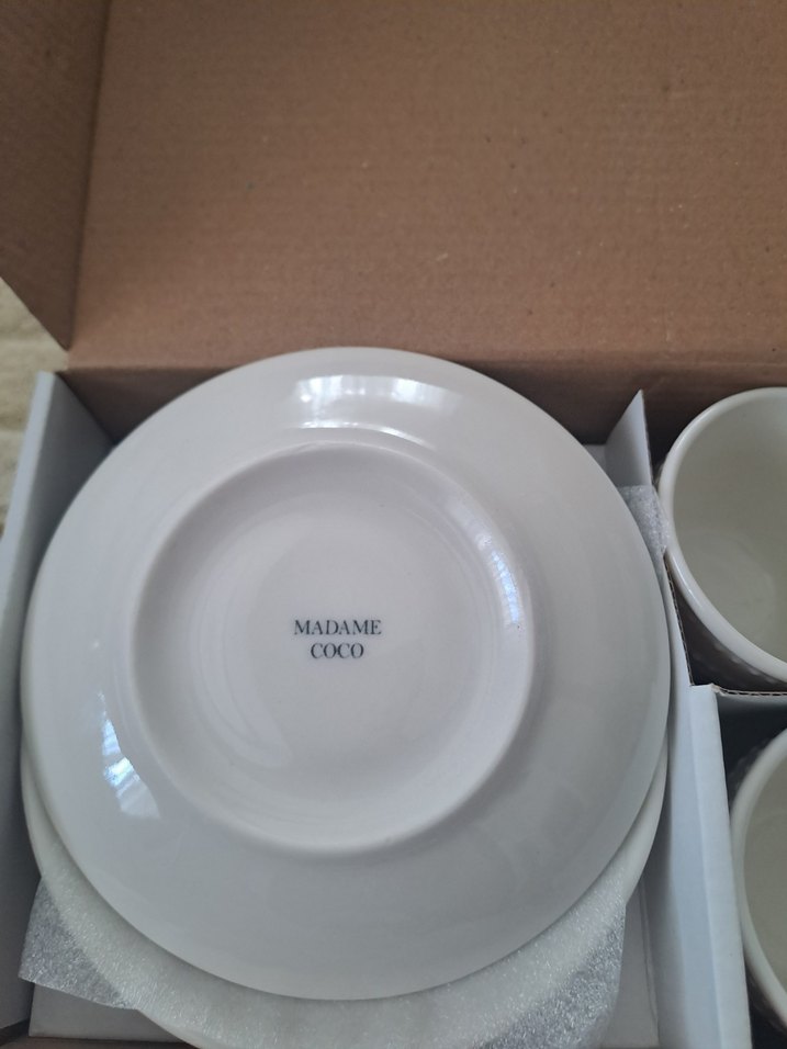 Madame Coco Beyaz 4 Parça Fincan Takımı - Görsel 3