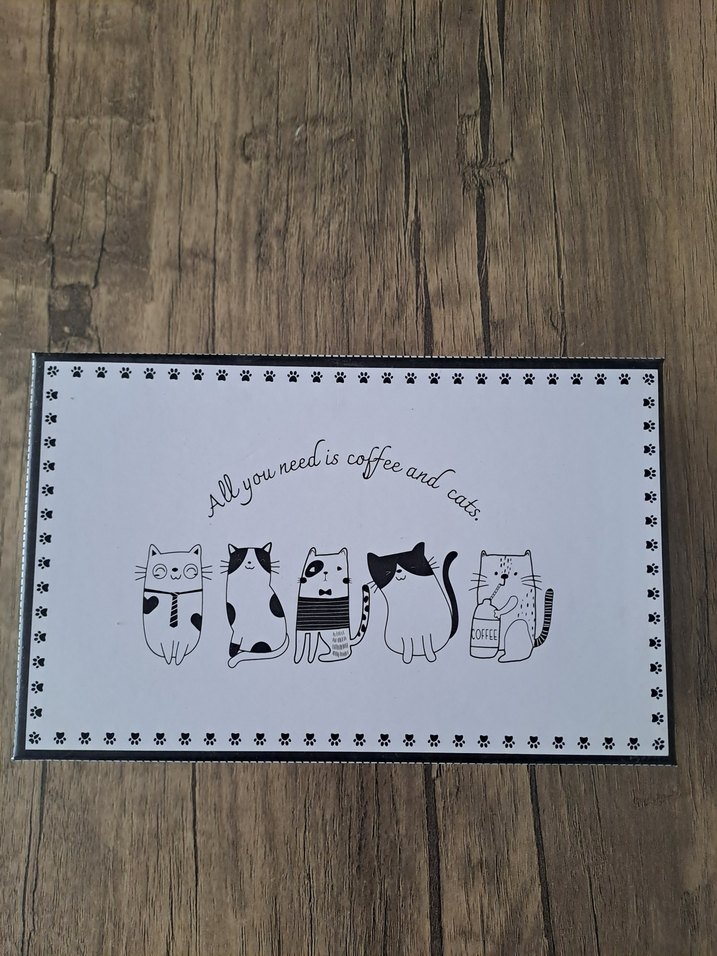 Kedi Temalı Beyaz Kahve Fincanı Seti - Görsel 3