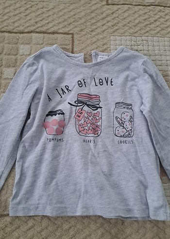 Kız Çocuk Uzun Kollu Baskılı Tişörtler - Görsel 3