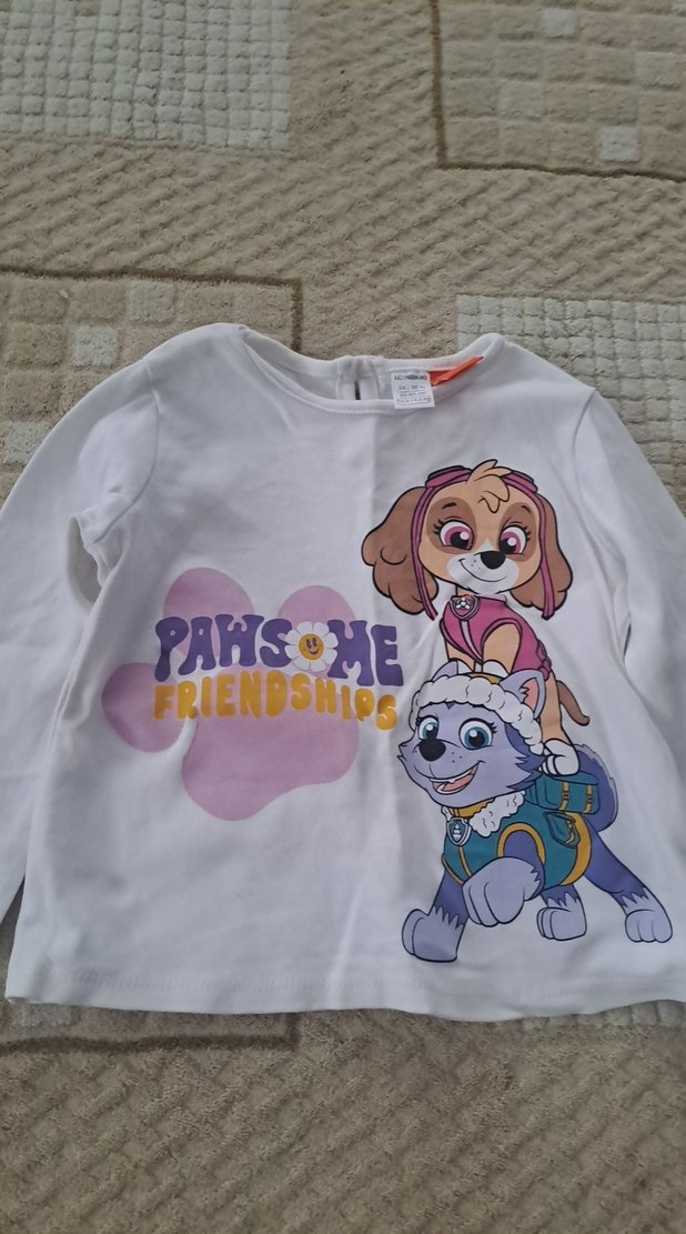 Kız Çocuk Uzun Kollu Baskılı Tişörtler - Görsel 4