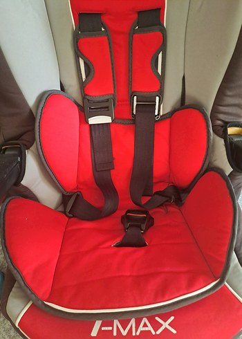 I-MAX Çocuk Oto Koltuğu Kırmızı-Gri - Görsel 7