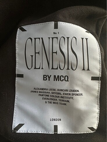 l Beden siyah Renk Orijinal McQ sweatshirt