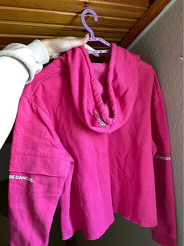 s Beden pembe Renk sweatshirt üst