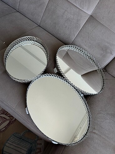 Aynalı sunumluk jardinyer