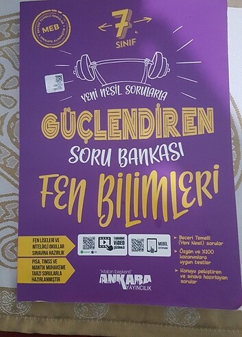 Ankara yayınları 7.sınıf Fen Bilgisi