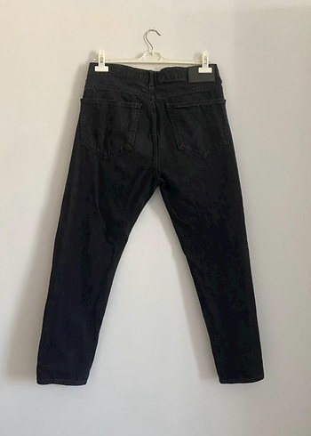 Siyah Regular Fit Street Style erkek Kot Pantolon