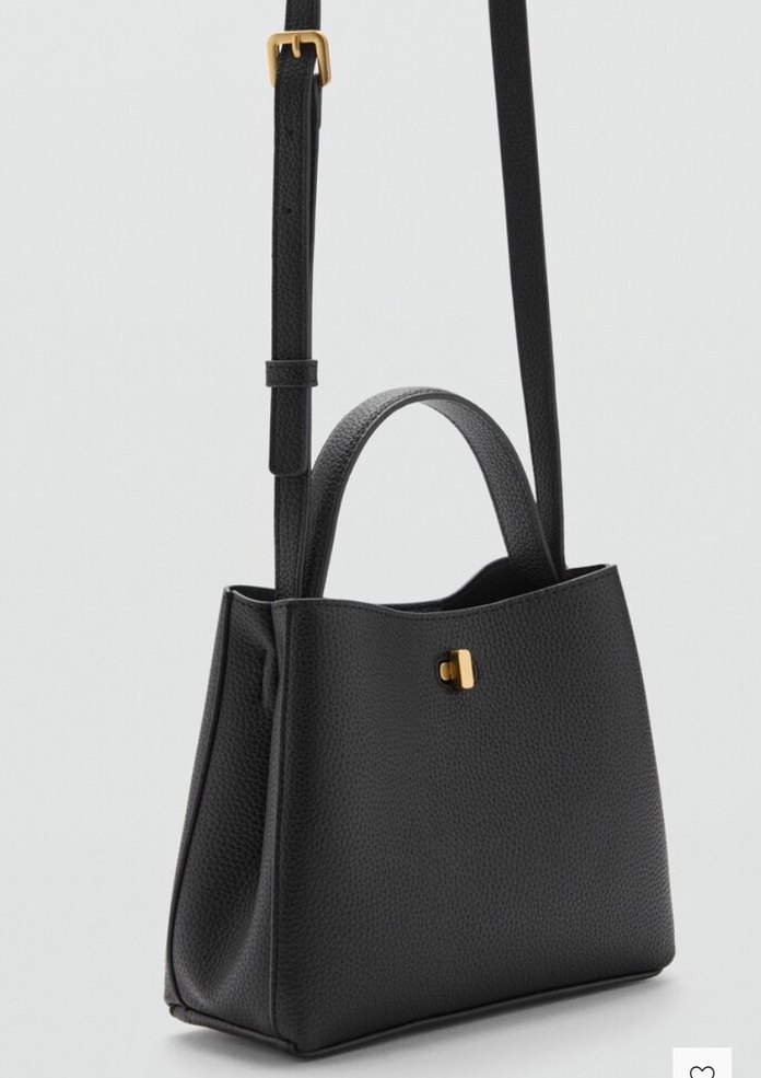 Siyah Deri Kemerli Kadın Çanta - Görsel 2