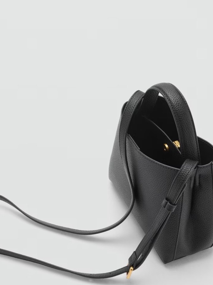 Siyah Deri Kemerli Kadın Çanta - Görsel 3