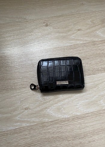 Siyah Yılan Derisi Desenli Kadın Cüzdan - Görsel 3