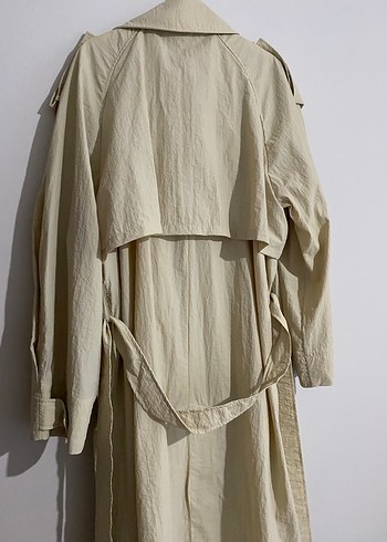 Aybike stil Kadın Uzun Trençkot - Görsel 8