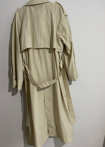 Aybike stil Kadın Uzun Trençkot - Görsel 6