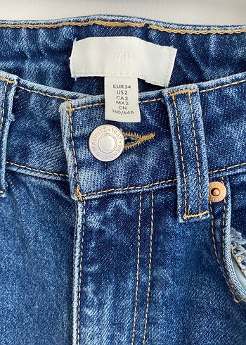 Lacivert Regular Fit Kadın Denim Pantolon - Görsel 3