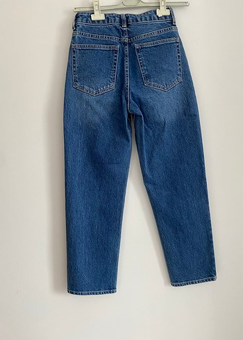 Lacivert Regular Fit Kadın Denim Pantolon - Görsel 4