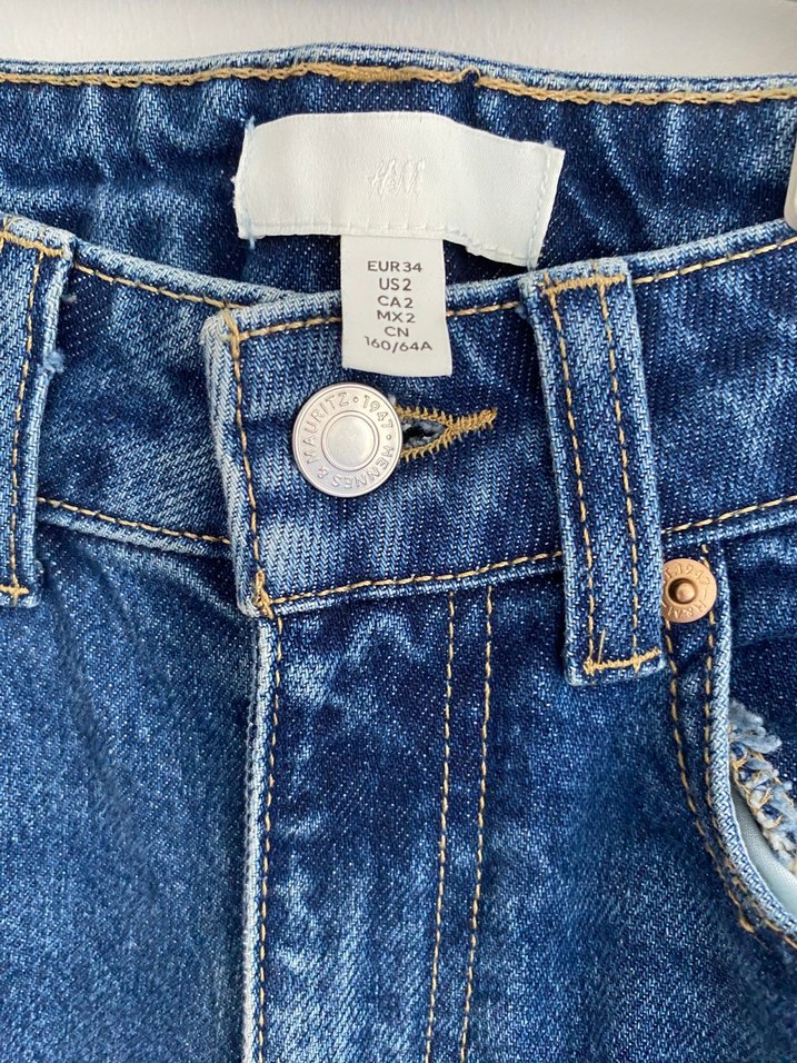 Lacivert Regular Fit Kadın Denim Pantolon - Görsel 3